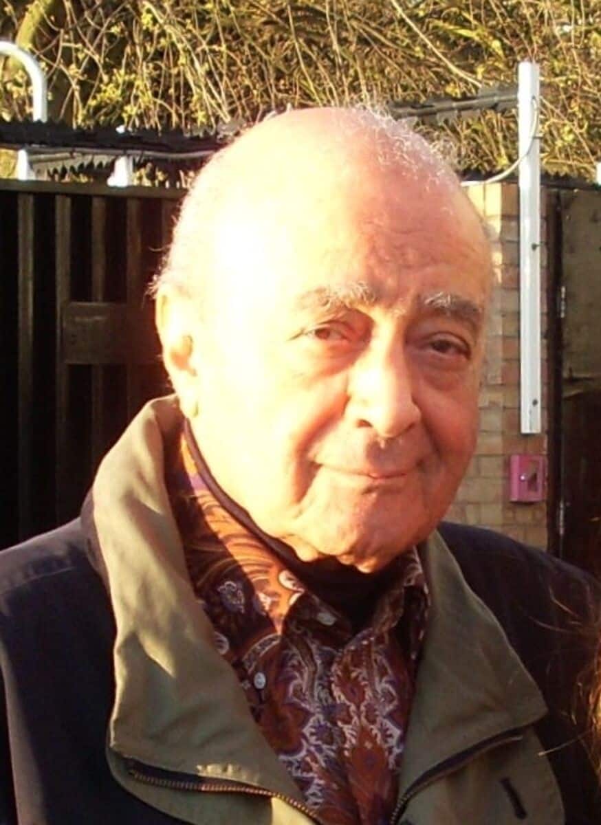 Mohamed Al Fayed net worth in Billionaires category