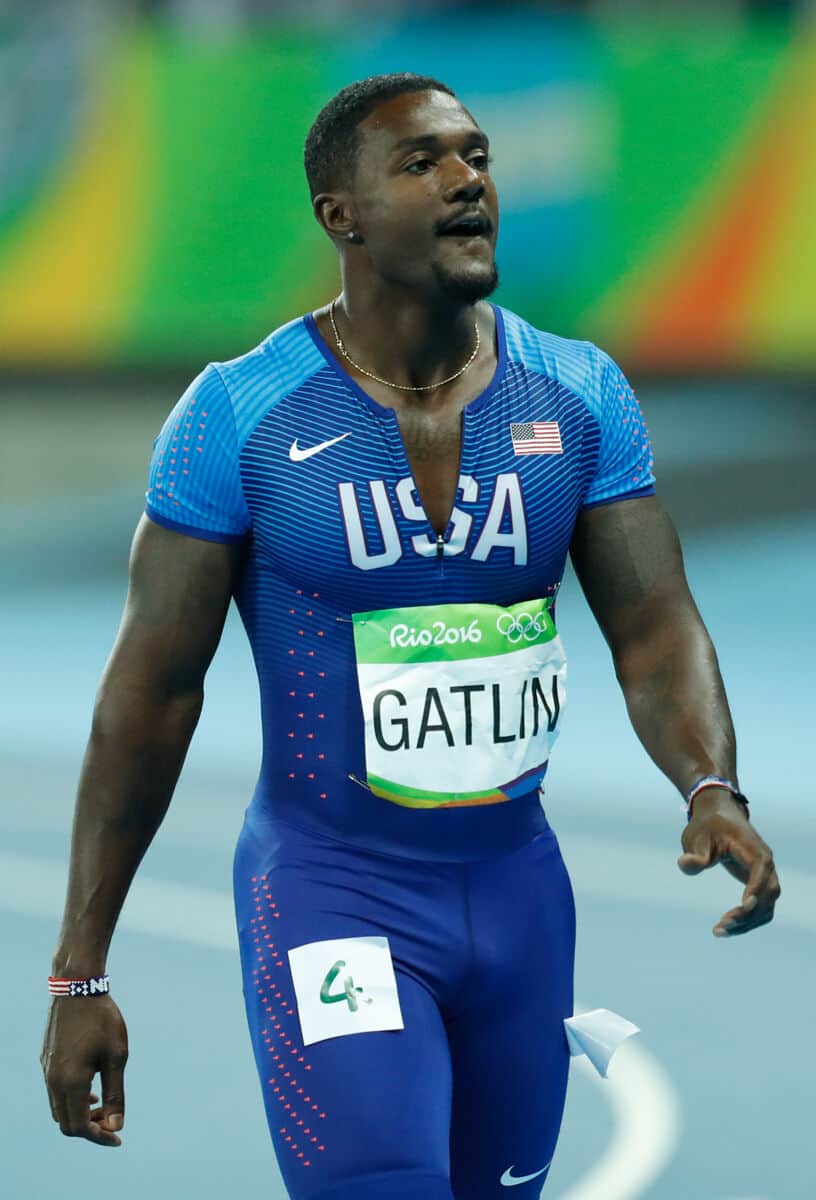 Justin Gatlin net worth in Olympians category